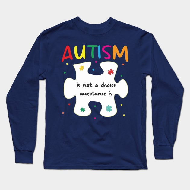 Autism Long Sleeve T-Shirt by Stellar21